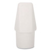 Hi-Polymer Cap Eraser, For Pencil Marks, White, 50/Pack