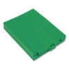 Colored Poly End Tab "Out" Guides, 1/3-Cut: Center Position, For Letter Size Files, Green, 50/Box
