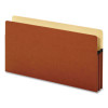 Standard Expanding File Pockets, 5.25" Expansion, Legal Size, Redrope, 10/Box