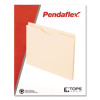 Manila Reinforced File Jackets, 2 Ply Straight Tab, Letter-Size, Manila, 50/Box
