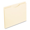 Manila Reinforced File Jackets, 2-Ply Straight Tab, Legal Size, Manila, 50/Box