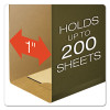 Extra Capacity Reinforced Hanging File Folders With Box Bottom, 1" Capacity, Letter Size, 1/5-Cut Tabs, Green, 25/Box