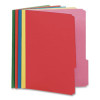 Interior File Folders, 1/3-Cut Tabs: Assorted, Letter Size, Assorted Colors: Blue/Green/Orange/Red/Yellow, 100/Box