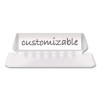 Transparent Colored Tabs For Hanging File Folders, 1/5-Cut, Clear, 2" Wide, 25/Pack