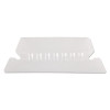 Transparent Colored Tabs For Hanging File Folders, 1/5-Cut, Clear, 2" Wide, 25/Pack