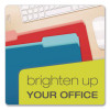 Interior File Folders, 1/3-Cut Tabs: Assorted, Legal Size, Assorted Colors, 100/Box