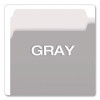 Interior File Folders, 1/3-Cut Tabs: Assorted, Legal Size, Gray, 100/Box