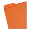 Interior File Folders, 1/3-Cut Tabs: Assorted, Legal Size, Orange, 100/Box
