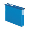 Surehook Reinforced Extra-Capacity Hanging Box File, 1 Section, 2" Capacity, Letter Size, 1/5-Cut Tabs, Blue, 25/Box