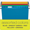 Surehook Hanging Folders, Legal Size, 1/5-Cut Tabs, Assorted Colors, 20/Box