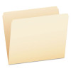 Manila File Folders, Straight Tabs, Letter Size, 0.75" Expansion, Manila, 100/Box