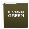 Standard Green Hanging Folders, Legal Size, 1/3-Cut Tabs, Standard Green, 25/Box