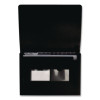 13-Pocket File, 4" Expansion, 13 Sections, Hook/Loop Closure, 1/12-Cut Tabs, Letter Size, Black