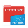 Teacher's Hanging File Folder Combo Kit, Letter Size, Assorted Colors, (25) 1/5-Cut Hanging Folders,(50) 1/3-Cut File Folders