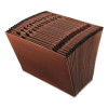 Earthwise By Pendaflex Recycled Indexed Expanding File, 31 Sections, 1/31-Cut Tabs, Letter Size, Red Fiber