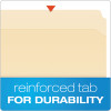 Manila Fastener Folders, Straight Tab, 1 Fastener, Letter Size, Manila, 50/Box