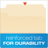 Manila Fastener Folders, 1/3-Cut Tab: Assorted, 1 Fastener, Legal Size, Manila, 50/Box