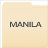 Manila Fastener Folders, 1/3-Cut Tab: Assorted, 1 Fastener, Legal Size, Manila, 50/Box