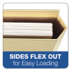 File Folder Pocket, 0.75" Expansion, Letter Size, Assorted Colors, 10/Pack