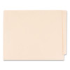 Manila End Tab Folders, 9.5" High Front, Straight 1-Ply Tabs, Letter Size, Manila, 100/Box