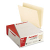 Manila End Tab Folders, 9.5" High Front, Straight 1-Ply Tabs, Letter Size, Manila, 100/Box