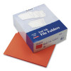 Colored End Tab Folders With Reinforced Double-Ply Straight Cut Tabs, Letter Size, 0.75" Expansion, Orange, 100/Box