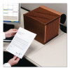 Kraft Indexed Expanding File, 31 Sections, Elastic Cord Closure, 1/15-Cut Tabs, Legal Size, Brown