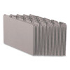 Top Tab A-Z File Guides, 1/5-Cut Top Tab, A To Z, 8.5 X 14, Gray, 25/Set