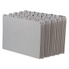 Top Tab A-Z File Guides, 1/5-Cut Top Tab, A To Z, 8.5 X 11, Gray, 25/Set
