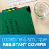 Hanging-Style Personnel Folders, 5 Dividers With 1/5-Cut Tabs, Letter Size, 1/3-Cut Exterior Tabs, Green