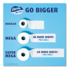 Ultra Soft Bathroom Tissue, Mega Roll, Septic Safe, 2-Ply, White, 224 Sheets/Roll, 18 Rolls/Carton
