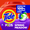 Pods Laundry Detergent, He Compatible, Spring Meadow, 57 Oz Tub, 76 Pacs/Tub