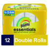 Essentials Select-A-Size Kitchen Roll Paper Towels, 2-Ply, 108 Sheets/Roll, 12 Rolls/Carton