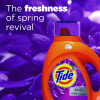Plus Febreze He Liquid Laundry Detergent, Spring And Renewal Scent, 84 Oz Bottle