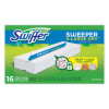 Sweeper Xl Dry Refill Cloths, 16.9" x 9.8", White, 16/Box, 4 Boxes/Carton