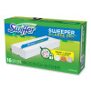 Sweeper Xl Dry Refill Cloths, 16.9" x 9.8", White, 16/Box, 4 Boxes/Carton