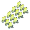 G-Tek Kev Cut-Resistant Seamless-Knit Gloves, En388: 4231, Medium (Size 8), Yellow/Gray, 12 Pairs