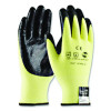 Kev Seamless Knit Kevlar Gloves, En388: 3X21B, Medium, Yellow/Black, 12 Pairs
