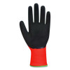 Kev Hi-Vis Seamless Knit Kevlar Gloves, En388: 4X31, Large, Red/Black, Pair