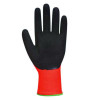 Kev Hi-Vis Seamless Knit Kevlar Gloves, En388: 4X31, X-Large, Red/Black, Pair