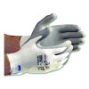 Great White 3Gx Seamless Knit Dyneema Diamond Blended Gloves, En388: 4542, Medium, White/Gray, Pair
