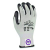 Great White 3Gx Seamless Knit Dyneema Diamond Blended Gloves, En388: 4542, Small, White/Gray, Pair