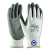 Great White 3Gx Seamless Knit Dyneema Diamond Blended Gloves, En388: 4542, Small, White/Gray, Pair