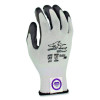 Great White 3Gx Seamless Knit Dyneema Diamond Blended Gloves, En388: 4542, X-Large, White/Gray, Pair