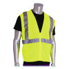 Ansi Class 2 Two-Pocket Zipper Mesh Safety Vest, Polyester Mesh, Large, Hi-Viz Lime Yellow