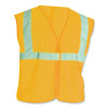 Ansi Class 2 Hook And Loop Safety Vest, Polyester Mesh, 2X-Large, Hi-Viz Orange