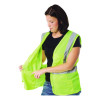 Zipper Safety Vest, Large, Hi-Viz Lime Yellow