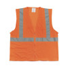 Zipper Safety Vest, Large, Hi-Viz Orange