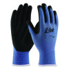 Gp Nitrile-Coated Nylon Gloves, En388: 4121, 10" Long, Medium, Blue/Black, 12 Pairs