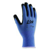 Gp Nitrile-Coated Nylon Gloves, En388: 4121, 10" Long, Medium, Blue/Black, 12 Pairs